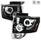 Spec-D Tuning 09-14 Ford F150 Dual Halo LED Pro Headlights 2LHP-F15009BK-TM - alternate 1